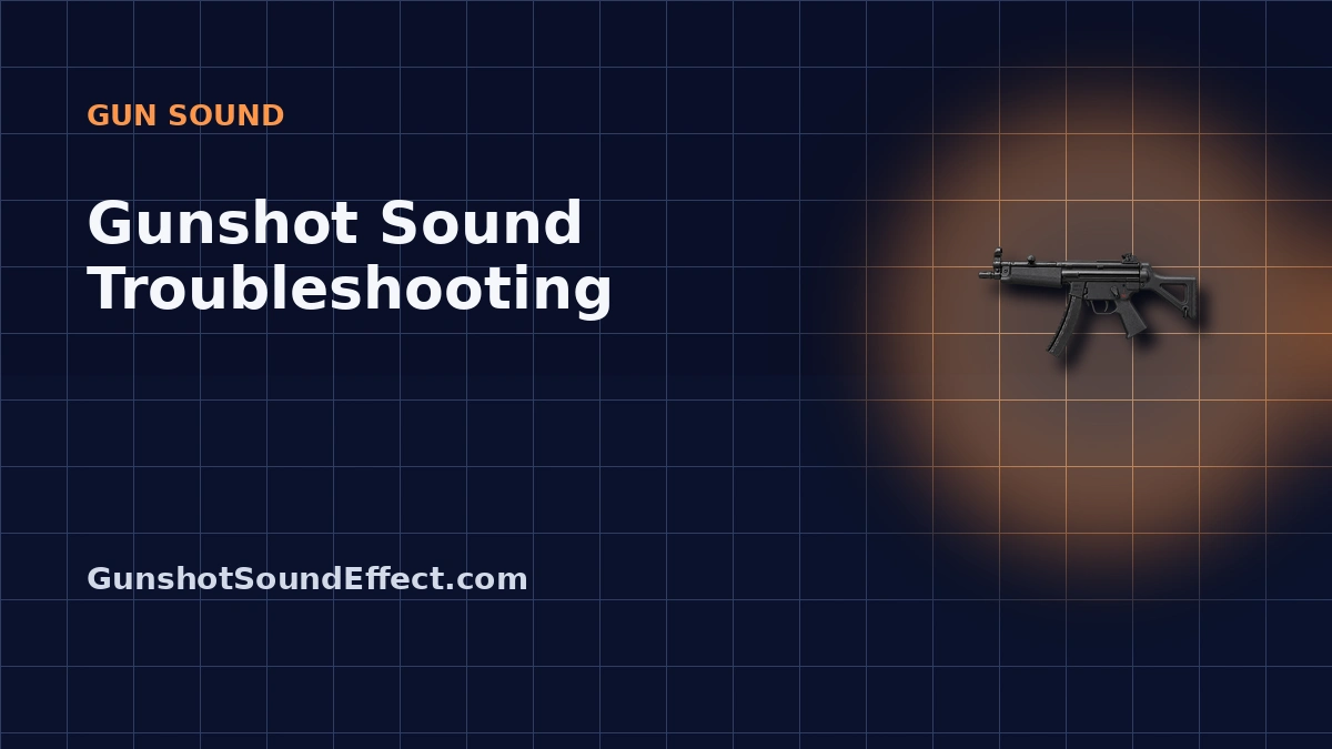 Gunshot Sound Not Playing? Browser and Device Fixes