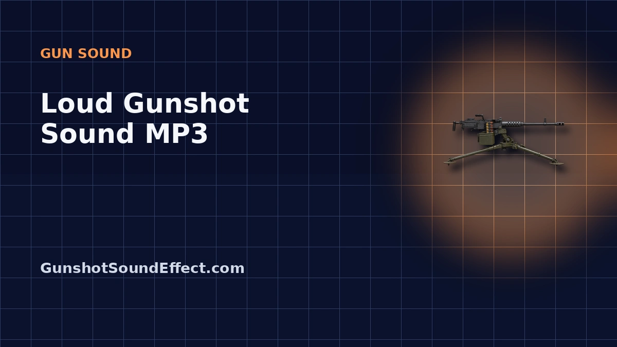 Loud Gunshot Sound MP3: Avoid Clipping and Distortion